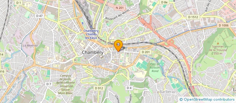 localisation de l'entreprise THEATRE REMUE-MENINGES  CHAMBERY