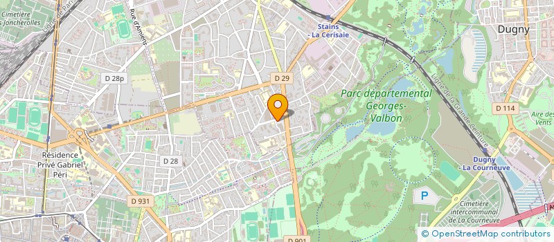localisation de l'entreprise THEATRE SANS FRONTIERES à STAINS