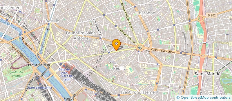 localisation de l'entreprise THEATRE SANS VISA à PARIS