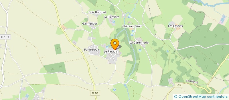 localisation de l'entreprise THEATRE SOUSSICOOL à SOUVIGNE