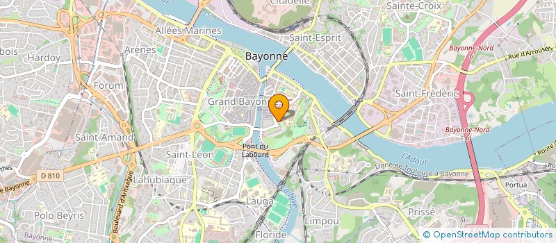 localisation de l'entreprise THEATRE UNIVERSITAIRE DE BAYONNE à BAYONNE