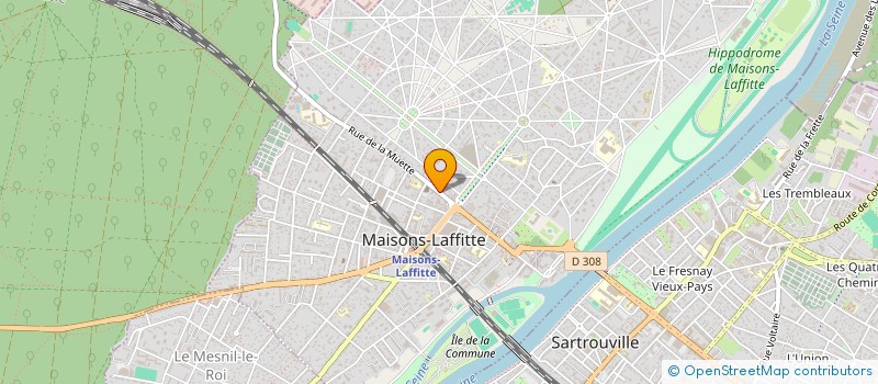 localisation de l'entreprise THEATRE WORKS  MAISONS-LAFFITTE