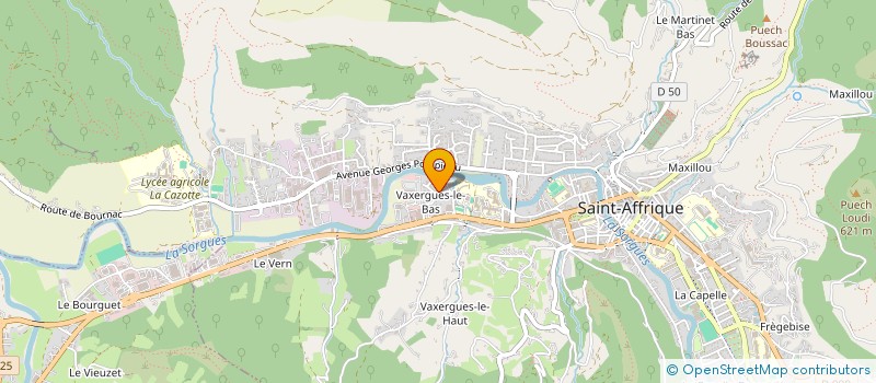 localisation de l'entreprise THEATRELIER SUCRESALE  SAINT-AFFRIQUE