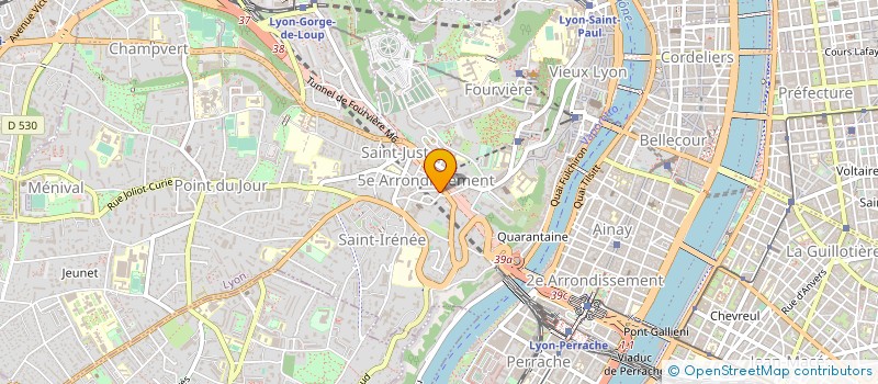 localisation de l'entreprise THEATRES DE L ENTRE D EUX à LYON