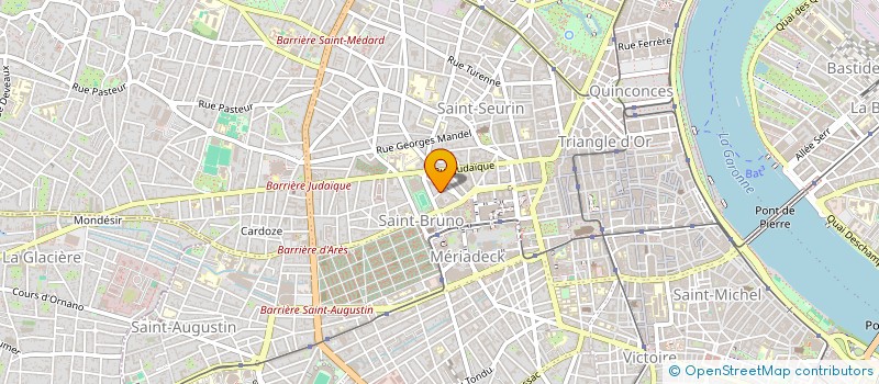 localisation de l'entreprise THEATRES GRAND SUD à BORDEAUX