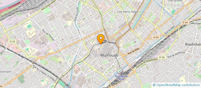 localisation de l'entreprise THEATRICAL MINDS  MULHOUSE