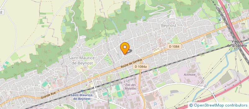 localisation de l'entreprise THEATRICITE à BEYNOST