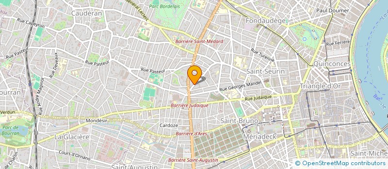 localisation de l'entreprise THEATRIUM à BORDEAUX