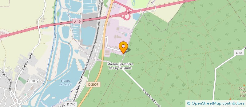 localisation de l'entreprise THEATRO  FONTENAY-SUR-LOING