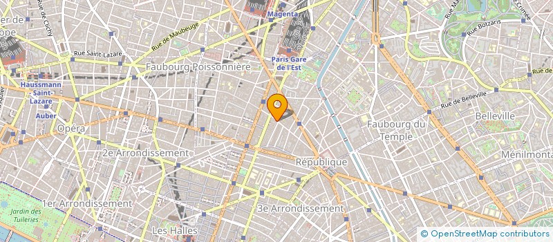 localisation de l'entreprise THEATRON FILM PRODUCTION  PARIS