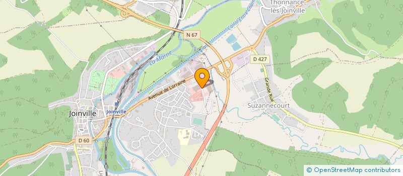 localisation de l'entreprise THEAU SA à JOINVILLE