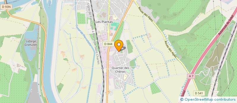 localisation de l'entreprise THEAUBEN  DONZERE