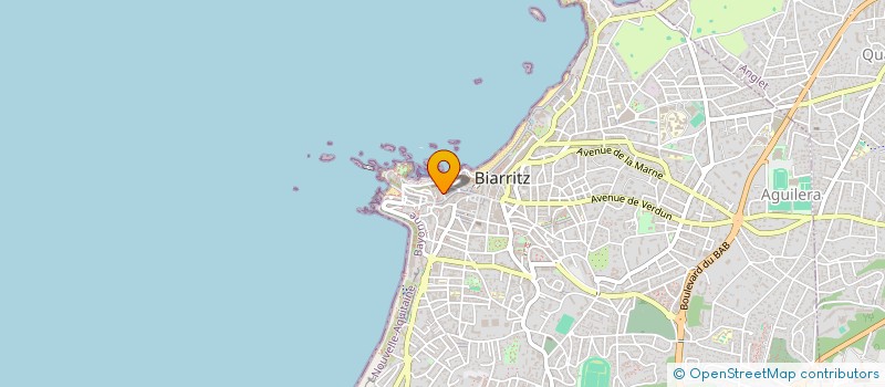 localisation de l'entreprise THEAUX ET ASSOCIES à BIARRITZ