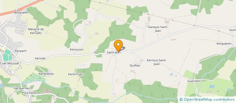 localisation de l'entreprise THEAX  LANGUIDIC