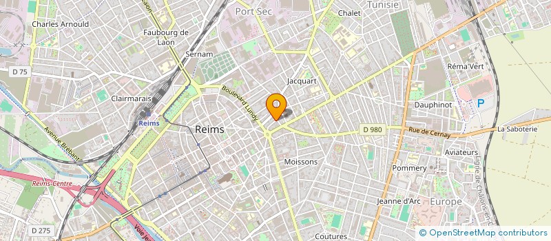 localisation de l'entreprise THEBAIDE  REIMS