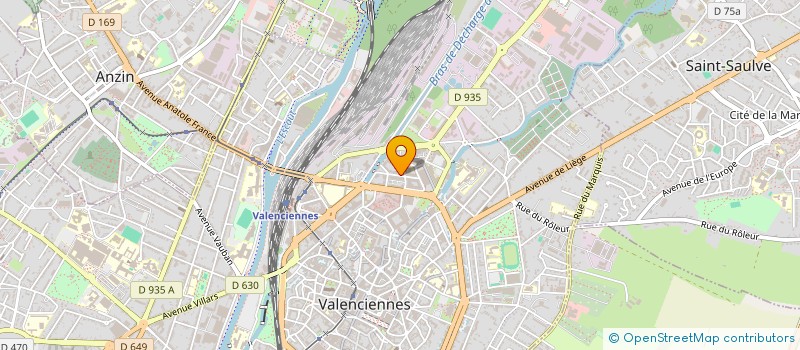 localisation de l'entreprise THEBAR à VALENCIENNES