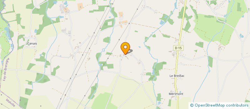 localisation de l'entreprise THEBAUD BRIAND à FAY-DE-BRETAGNE