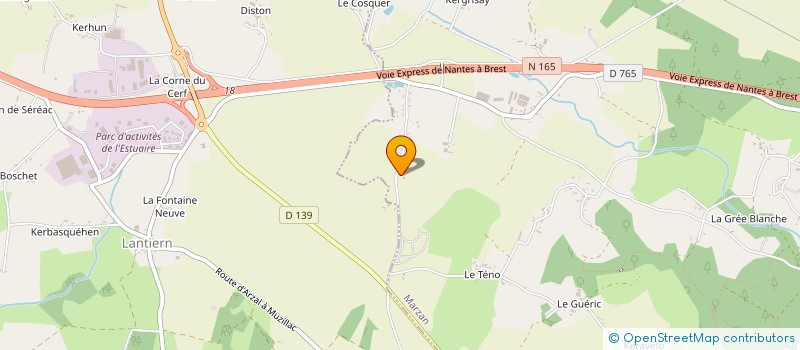 localisation de l'entreprise THEBAUD FINANCE  MARZAN