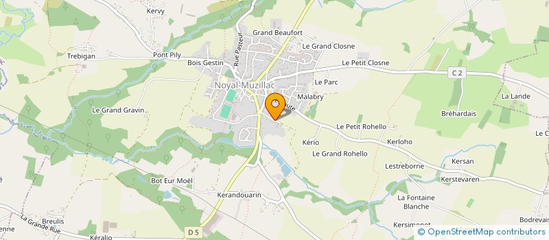 localisation de l'entreprise THEBAUD PHILIPPE à NOYAL-MUZILLAC