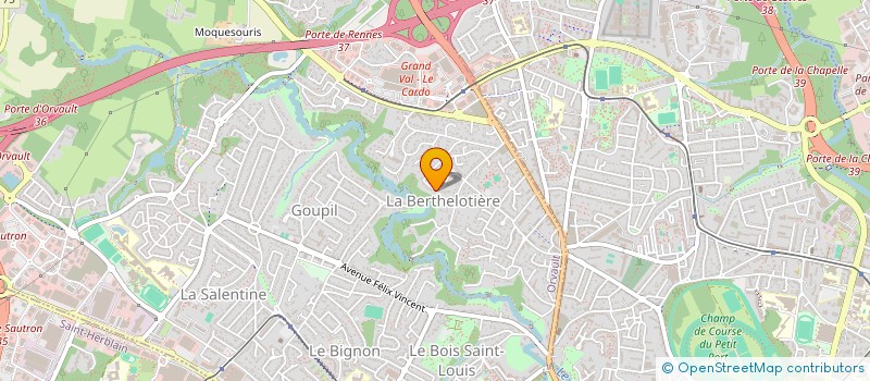 localisation de l'entreprise THEBAUDIERES CHEVERNY à ORVAULT