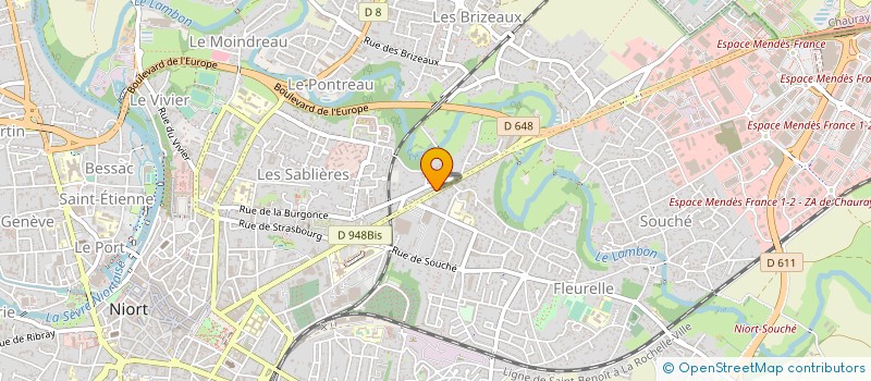 localisation de l'entreprise THEBAULT FRANCK ET VERONIQUE à NIORT