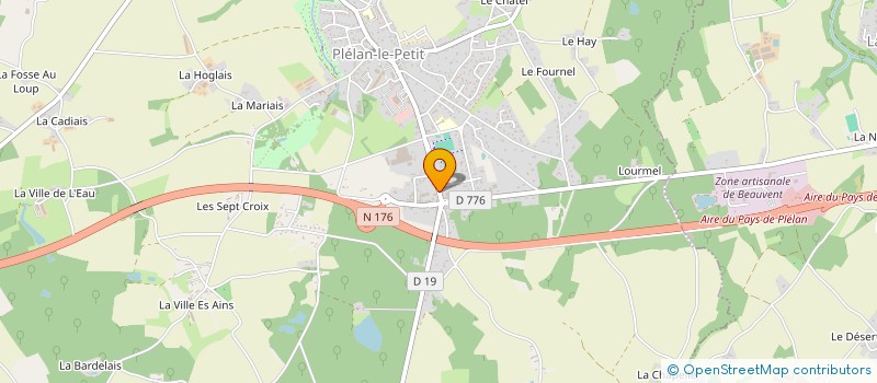 localisation de l'entreprise THEBAULT-ZIANI  DINAN