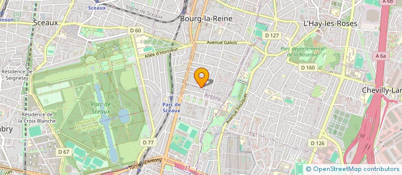 localisation de l'entreprise THEBERT à BOURG-LA-REINE