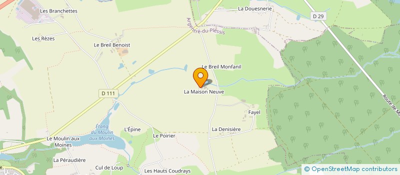 localisation de l'entreprise THEBERT DELOBEL  ETRELLES