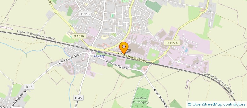 localisation de l'entreprise THEBLOC à CAUDRY