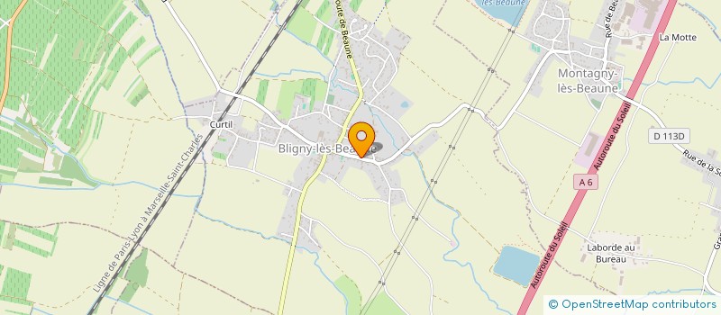 localisation de l'entreprise THEBON  BLIGNY-LES-BEAUNE