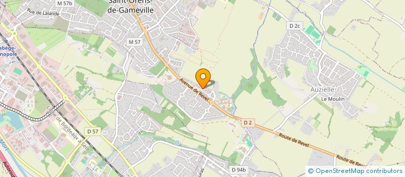 localisation de l'entreprise THECA  SAINT-ORENS-DE-GAMEVILLE