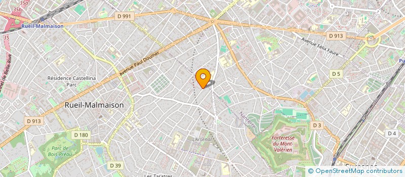 localisation de l'entreprise THECALC à RUEIL-MALMAISON