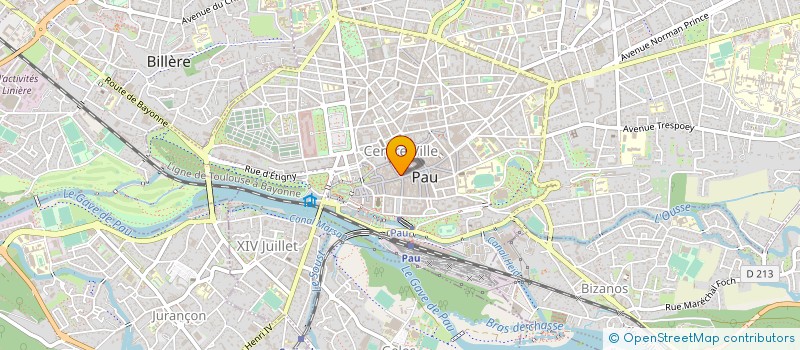 localisation de l'entreprise THECAP à PAU