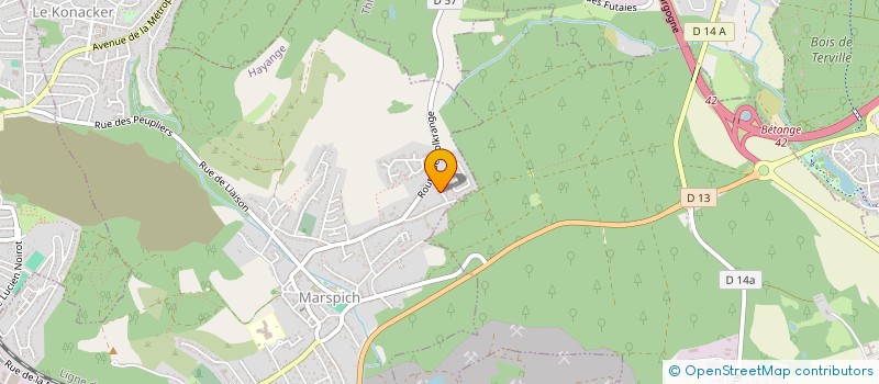 localisation de l'entreprise THECLA  HAYANGE