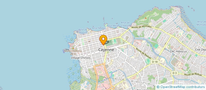 localisation de l'entreprise THECLA GUYANE  CAYENNE