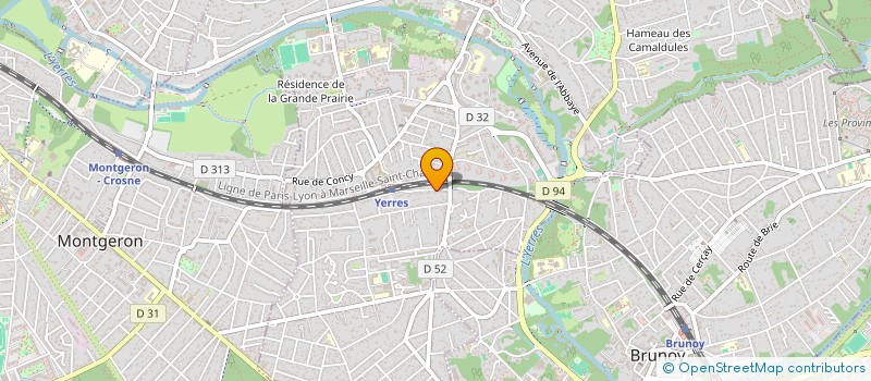 localisation de l'entreprise THECLE à YERRES