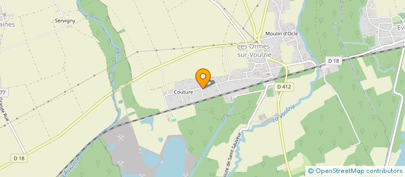 localisation de l'entreprise THECLOBIO  LES ORMES-SUR-VOULZIE