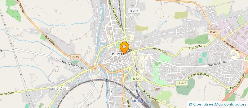 localisation de l'entreprise THECNO à LISIEUX