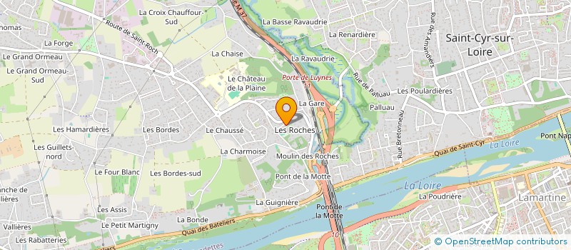 localisation de l'entreprise THECOMA à FONDETTES