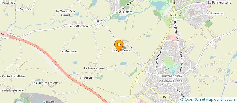 localisation de l'entreprise THECOUT à SEVREMOINE