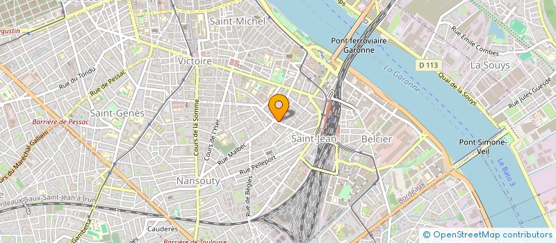 localisation de l'entreprise THED 1  BORDEAUX