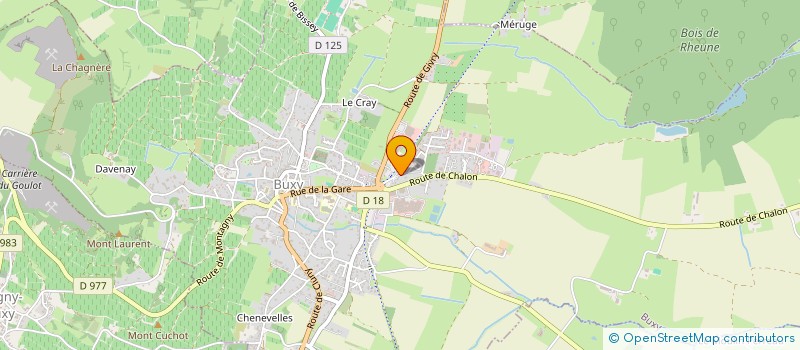 localisation de l'entreprise THED  BUXY