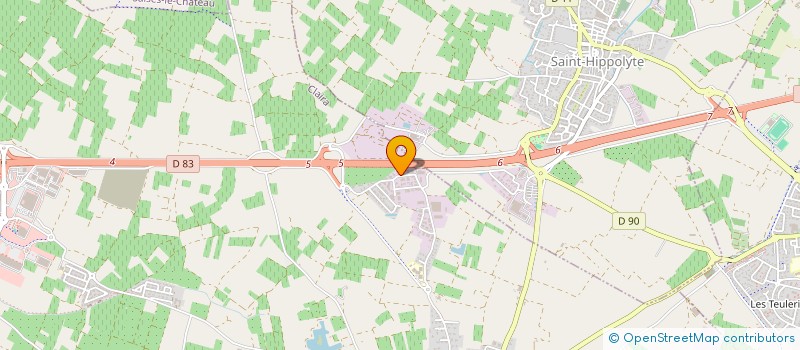 localisation de l'entreprise THED LOC  CLAIRA