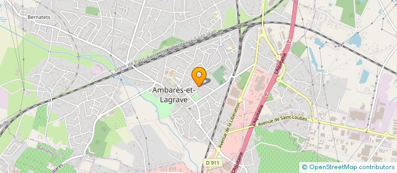 localisation de l'entreprise THEDIS  AMBARES-ET-LAGRAVE