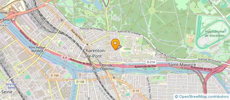 localisation de l'entreprise THEDWA  SAINT-MAURICE