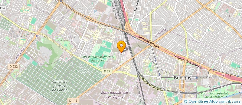 localisation de l'entreprise THEEP TRANSPORTS SERVICE  BOBIGNY