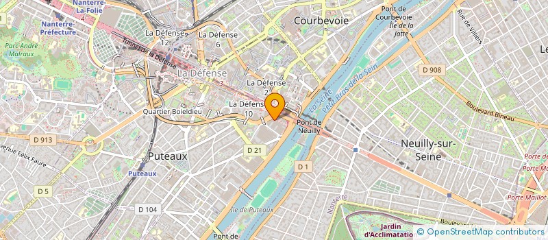 localisation de l'entreprise THEFLEXLIVING  PARIS 14