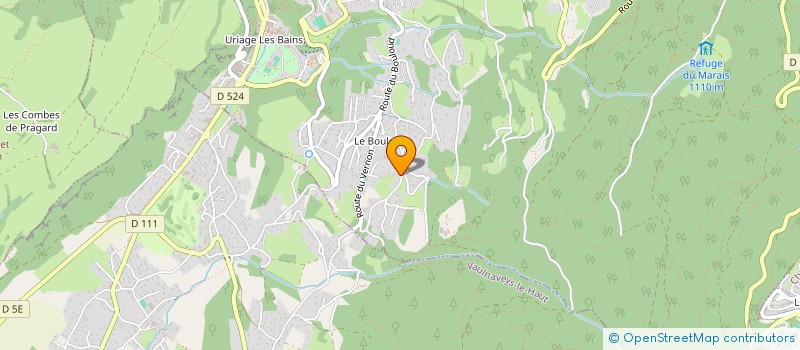 localisation de l'entreprise THEGLIDERY  SAINT-MARTIN-D'URIAGE