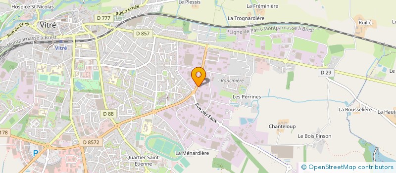 localisation de l'entreprise THEHARD PEINTURE REVETEMENTS  VITRE