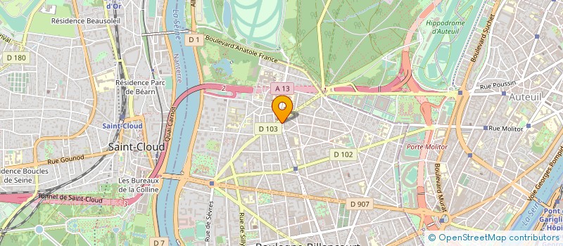 localisation de l'entreprise THEIA à BOULOGNE-BILLANCOURT